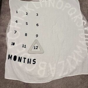 Cloud Island Milestone Blanket